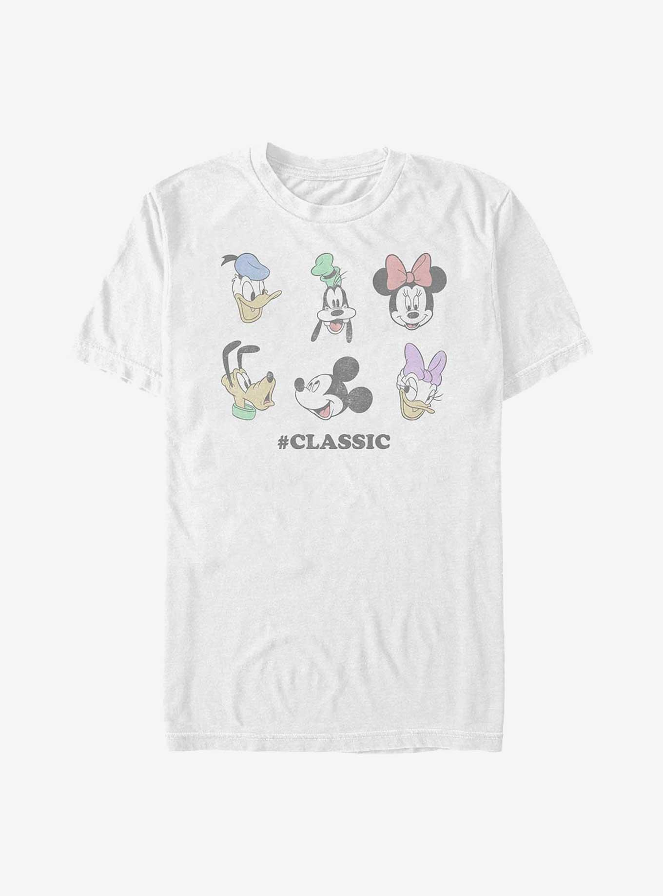 Disney Mickey Mouse Classic Heads T-Shirt, WHITE, hi-res