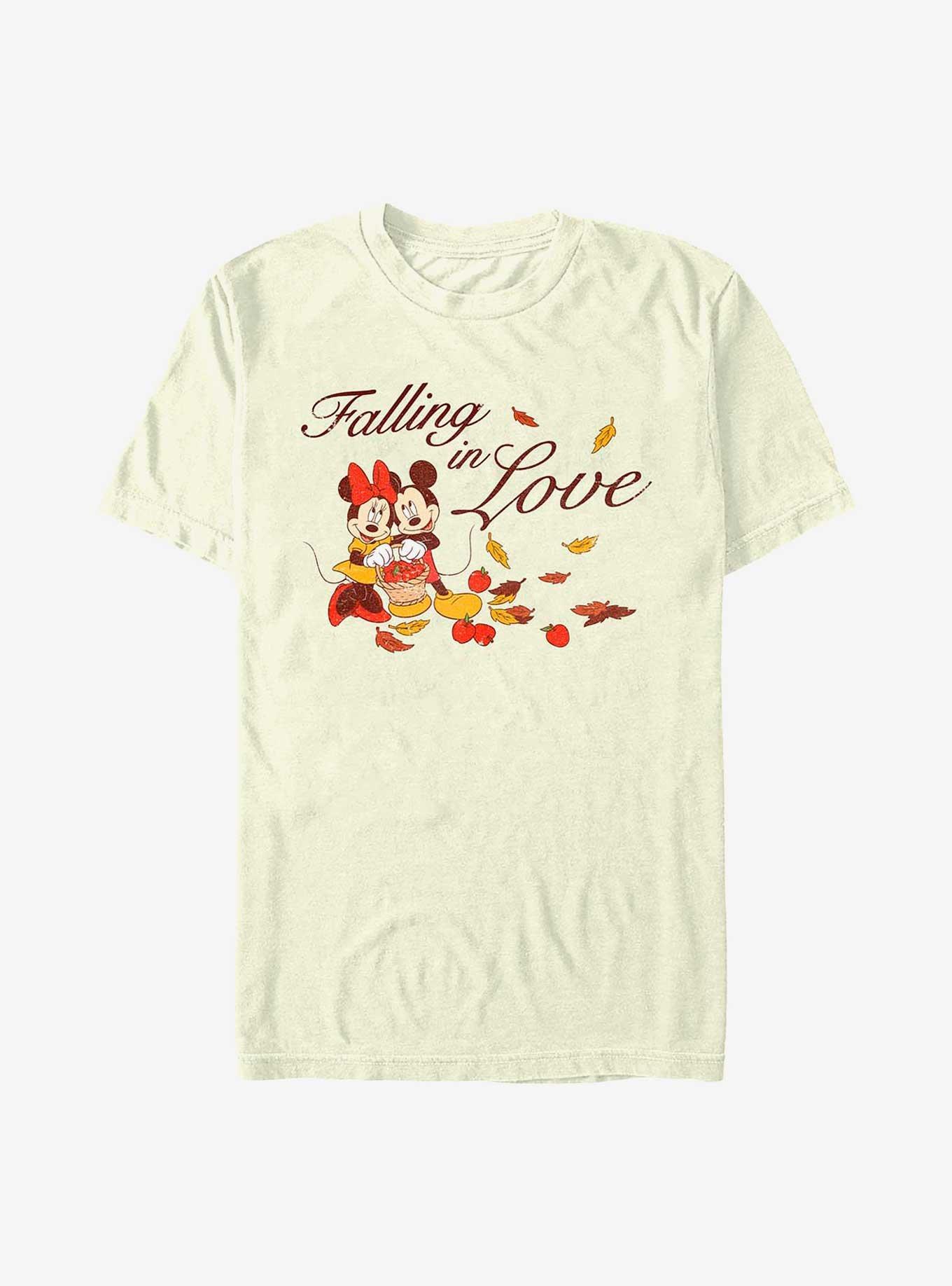 Disney Mickey Mouse Falling In Love T-Shirt, NATURAL, hi-res