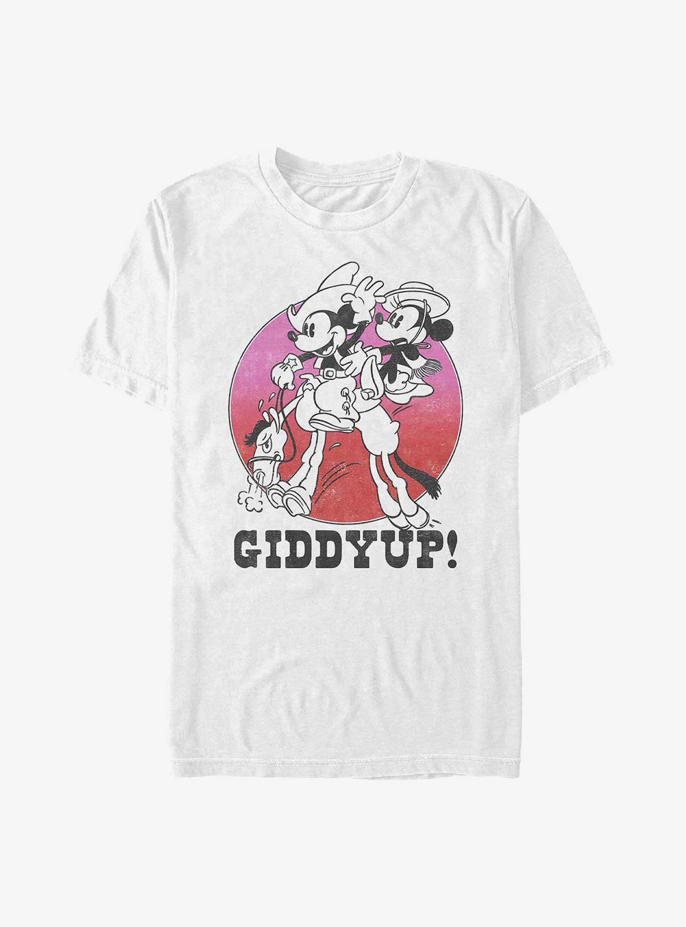 Disney Mickey Mouse Giddyup T-Shirt, WHITE, hi-res