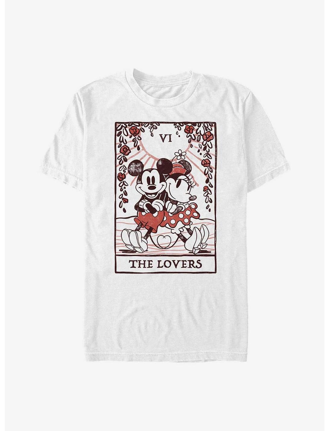 Disney Mickey Mouse & Minnie Mouse The Lovers T-Shirt, WHITE, hi-res
