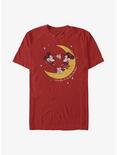 Disney Mickey Mouse To The Moon T-Shirt, RED, hi-res