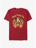 Disney Mickey Mouse Turkey Day Mickey T-Shirt, CARDINAL, hi-res