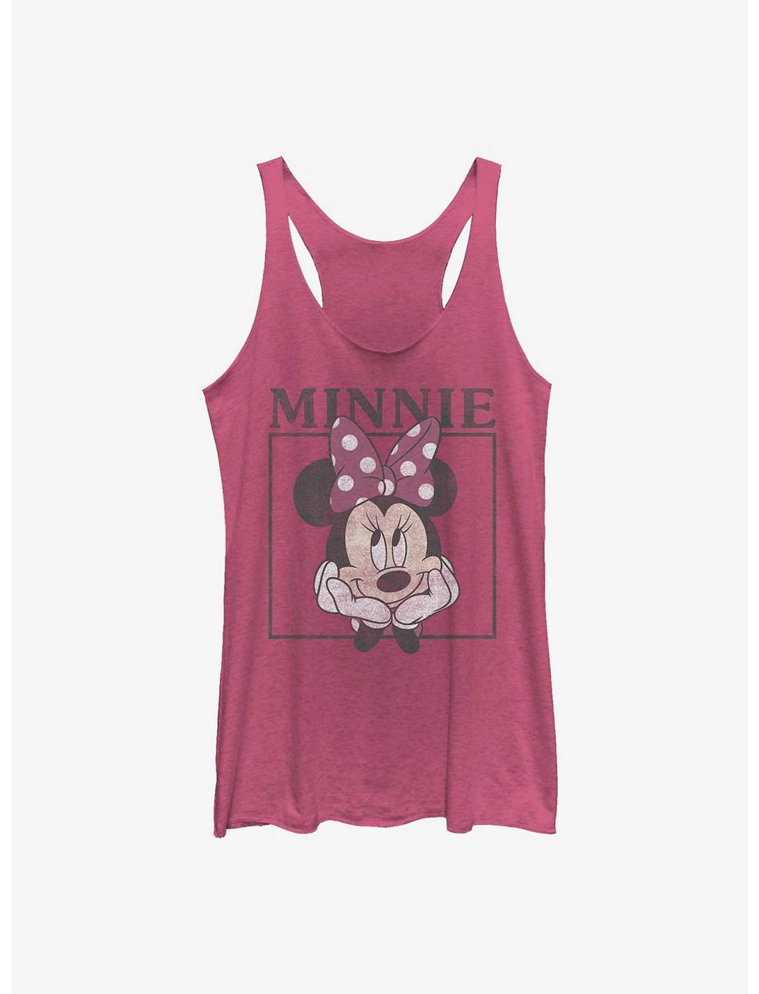 Disney Minnie Mouse Boxed Minnie Girls Tank, PINK HTR, hi-res