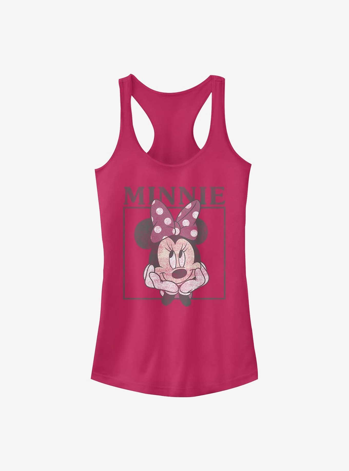 Disney Minnie Mouse Boxed Minnie Girls Tank, RASPBERRY, hi-res