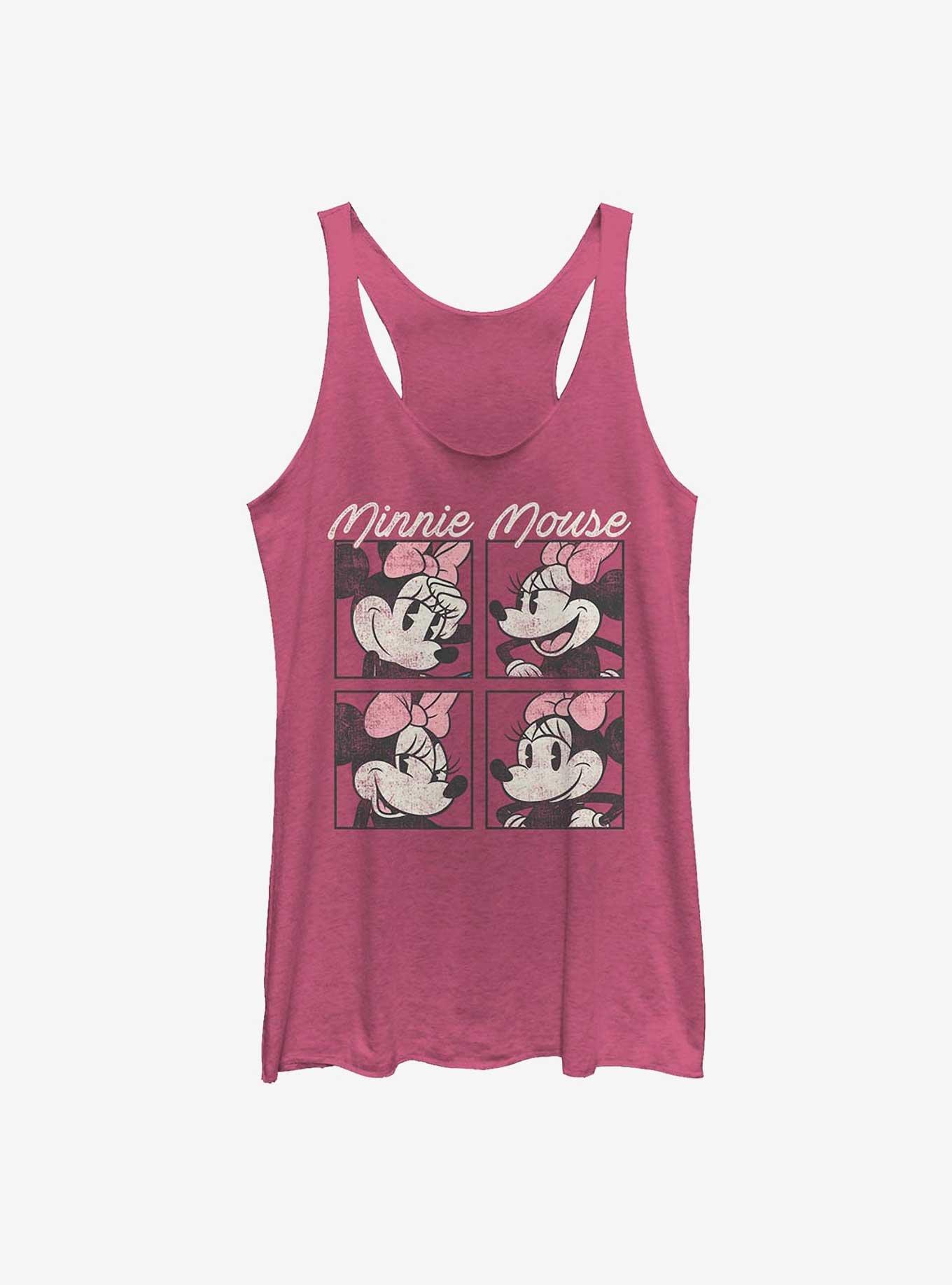 Disney Minnie Mouse Boxed Minnie Girls Tank, PINK HTR, hi-res