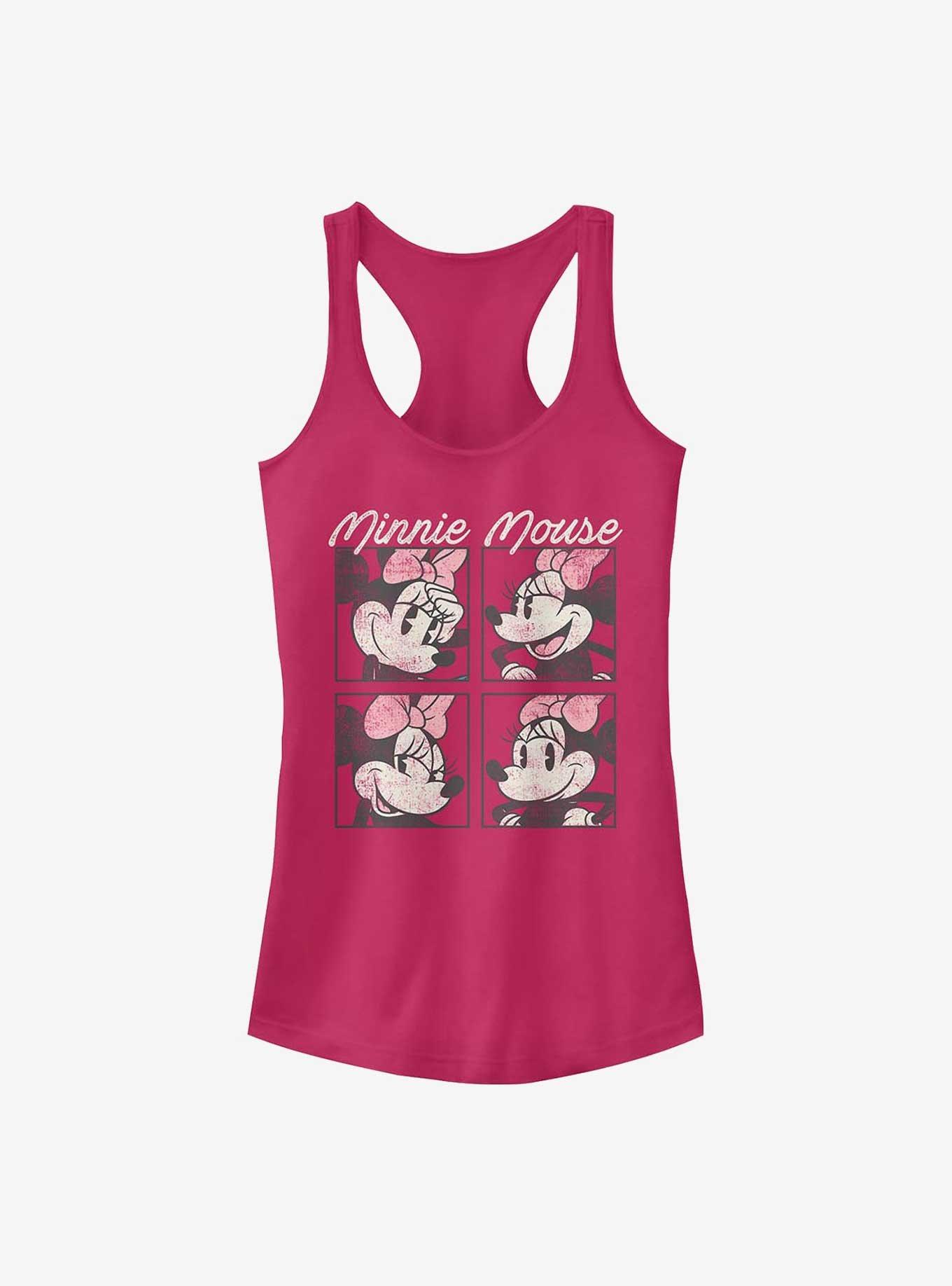 Disney Minnie Mouse Boxed Minnie Girls Tank, RASPBERRY, hi-res