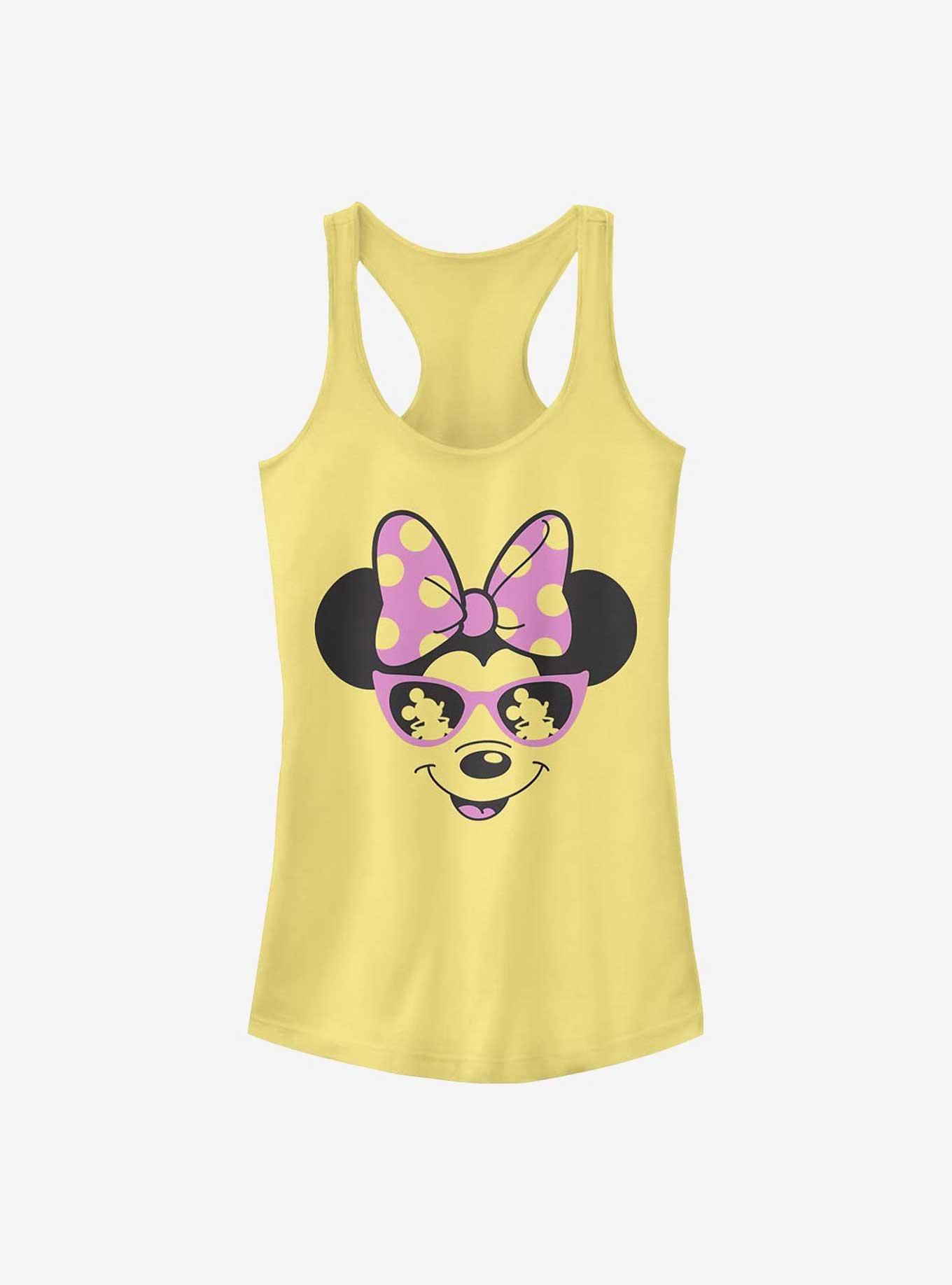 Disney Minnie Mouse Minnie Shades Girls Tank, BANANA, hi-res