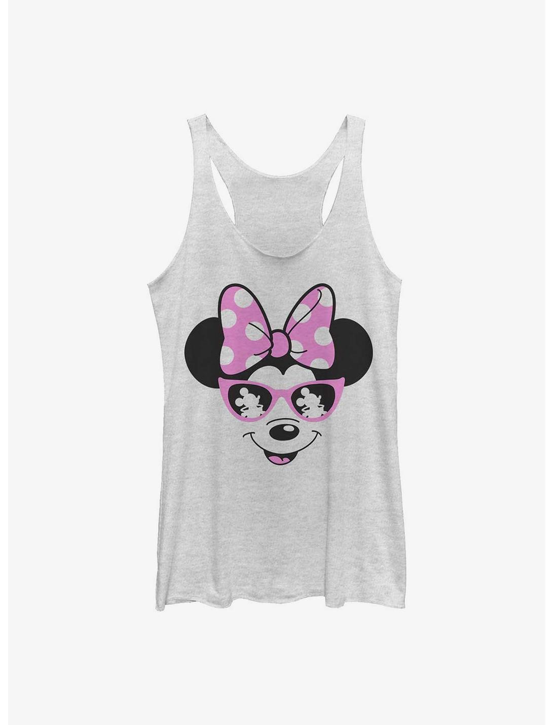 Disney Minnie Mouse Minnie Shades Girls Tank, WHITE HTR, hi-res