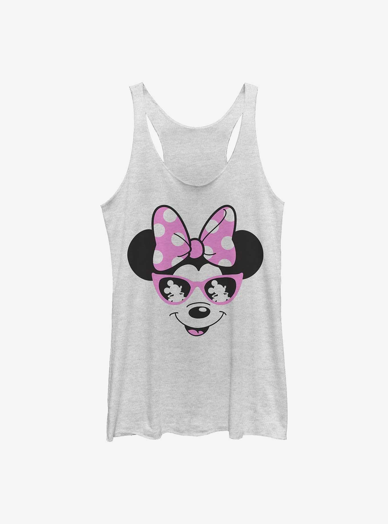 Disney Minnie Mouse Minnie Shades Girls Tank, WHITE HTR, hi-res