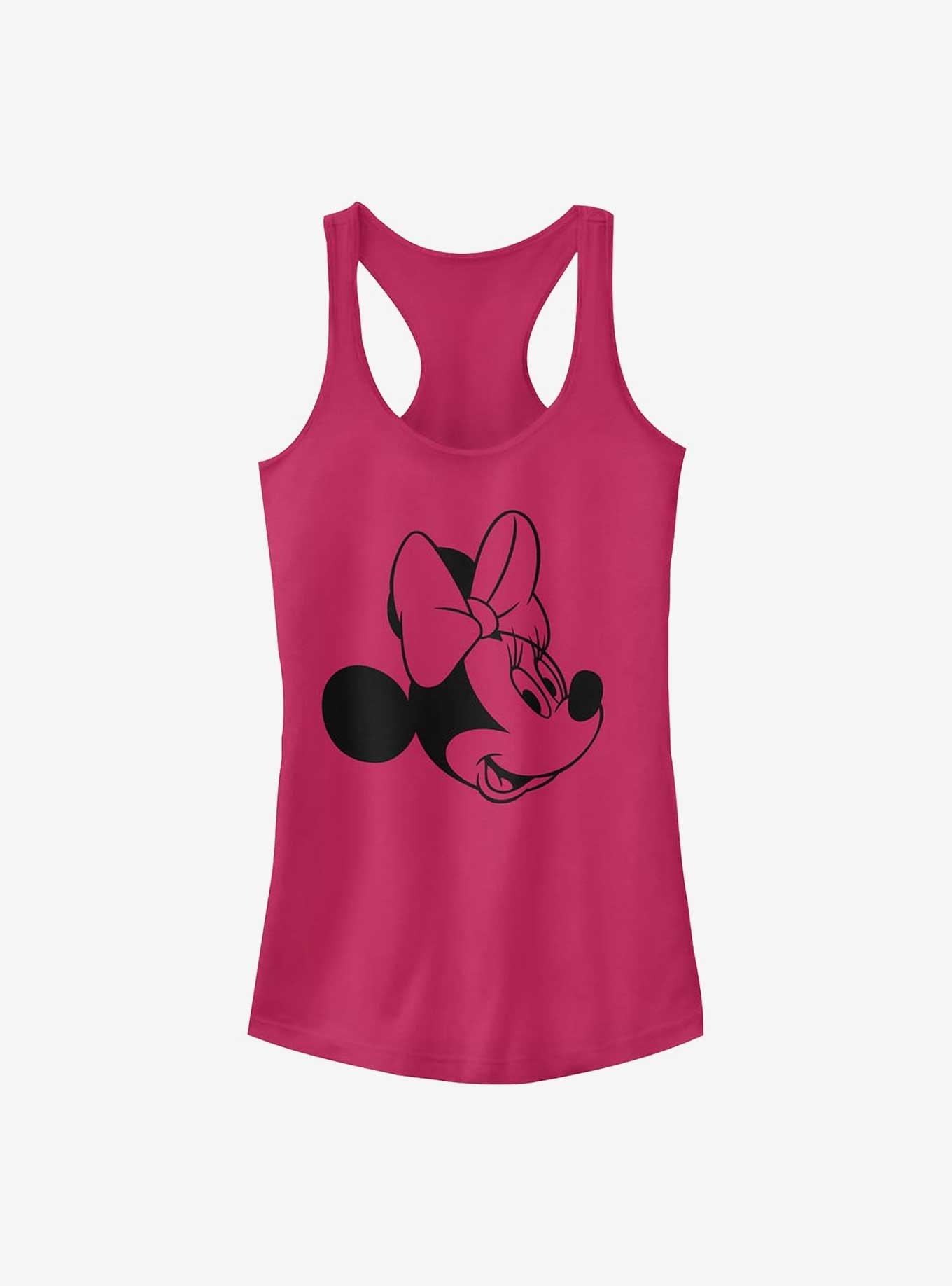 Disney Minnie Mouse Face Girls Tank