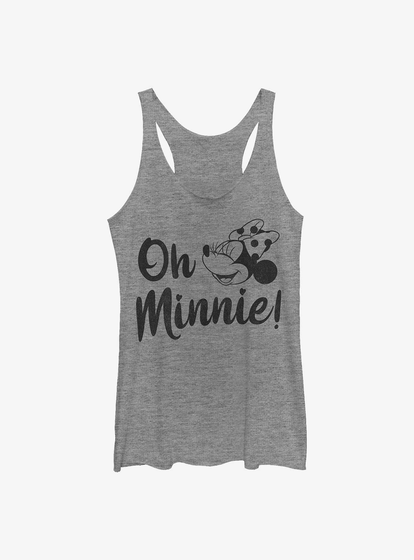 Disney Minnie Mouse Oh Minnie Girls Tank, GRAY HTR, hi-res