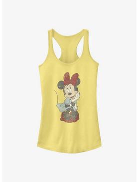 Disney Minnie Mouse Simple Minnie Sit Girls Tank, BANANA, hi-res
