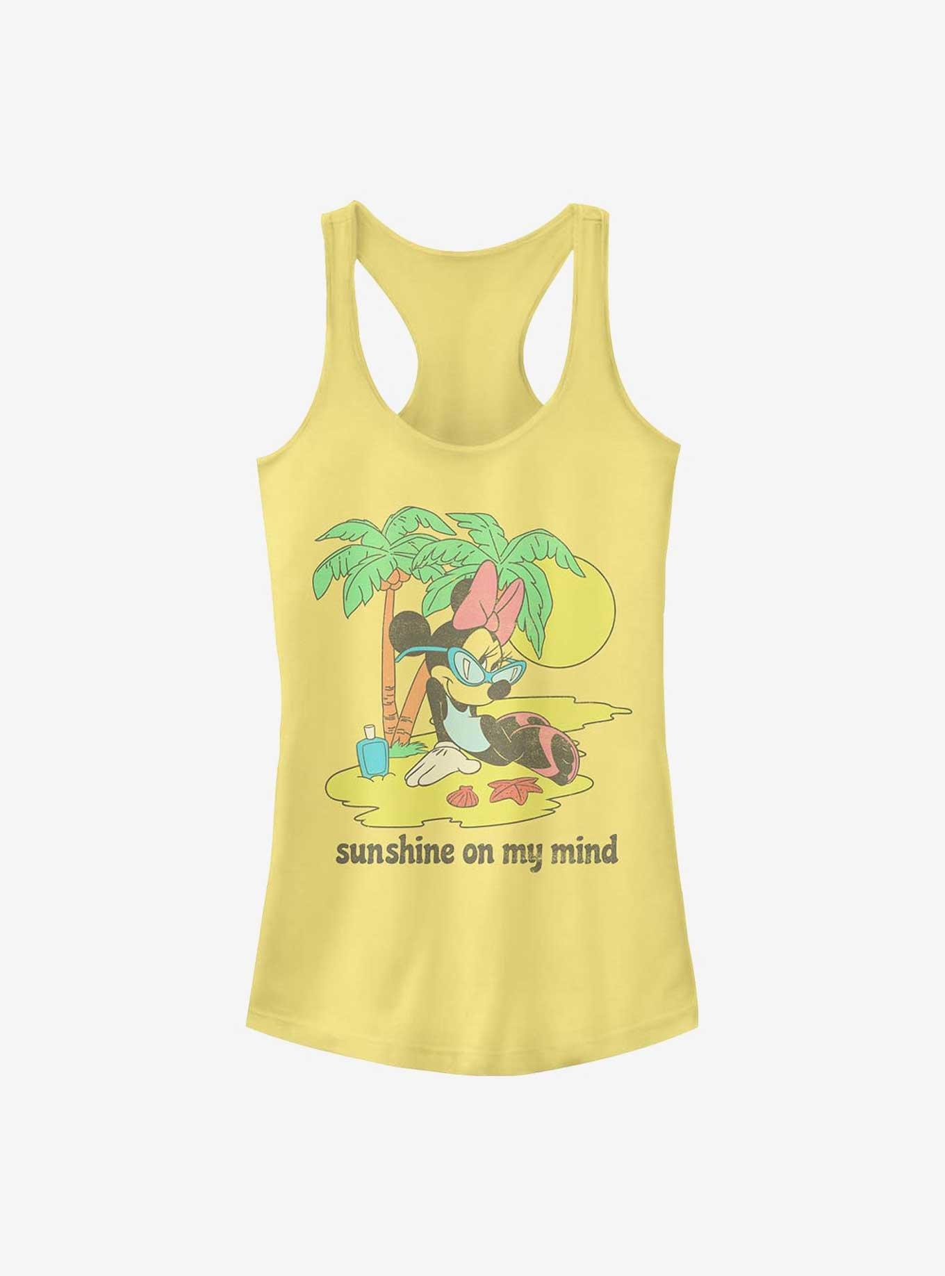 Disney Minnie Mouse Sunshine Minnie Girls Tank, BANANA, hi-res