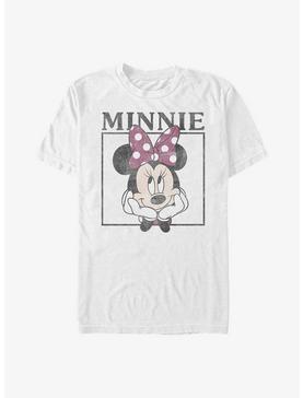 Disney Minnie Mouse Boxed Minnie T-Shirt, WHITE, hi-res