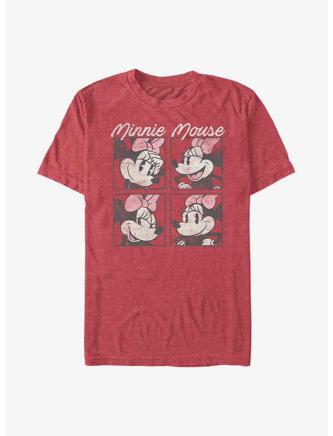 Disney Minnie Mouse Boxed Minnie T-Shirt, RED HTR, hi-res