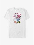 Disney Minnie Mouse & Minnie Mouse Just Gals Hearts T-Shirt, WHITE, hi-res