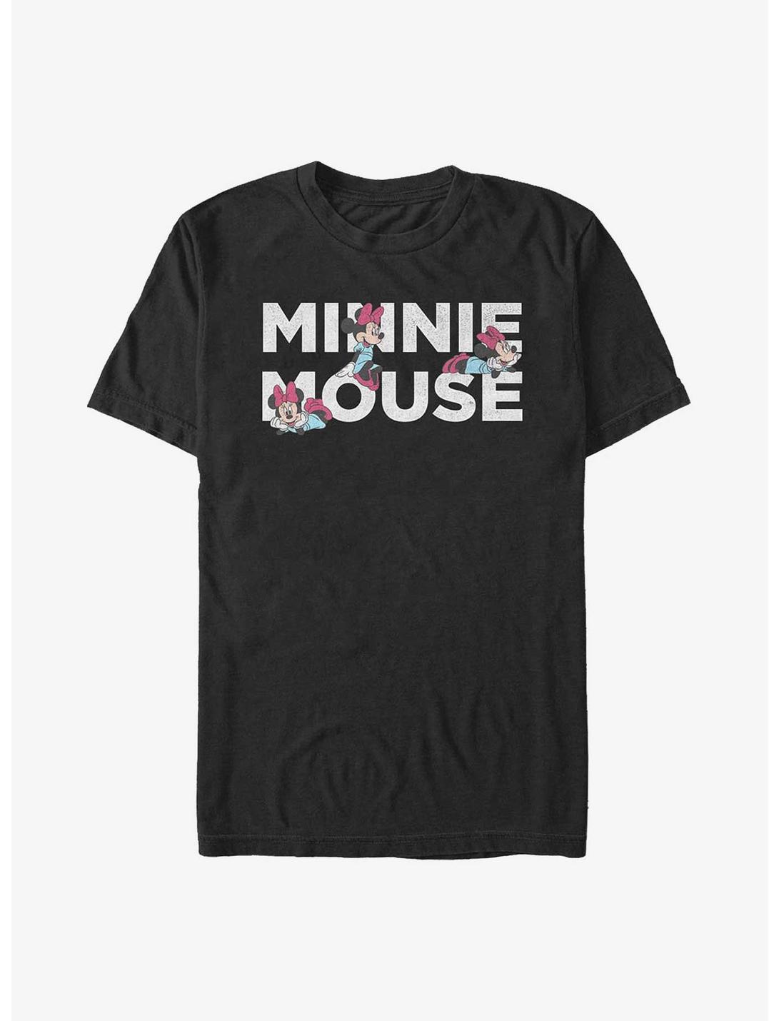 Disney Minnie Mouse Minnie Stack T-Shirt, BLACK, hi-res