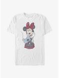 Disney Minnie Mouse Simple Minnie Sit T-Shirt, WHITE, hi-res