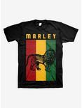 Bob Marley Lion T-Shirt, BLACK, hi-res