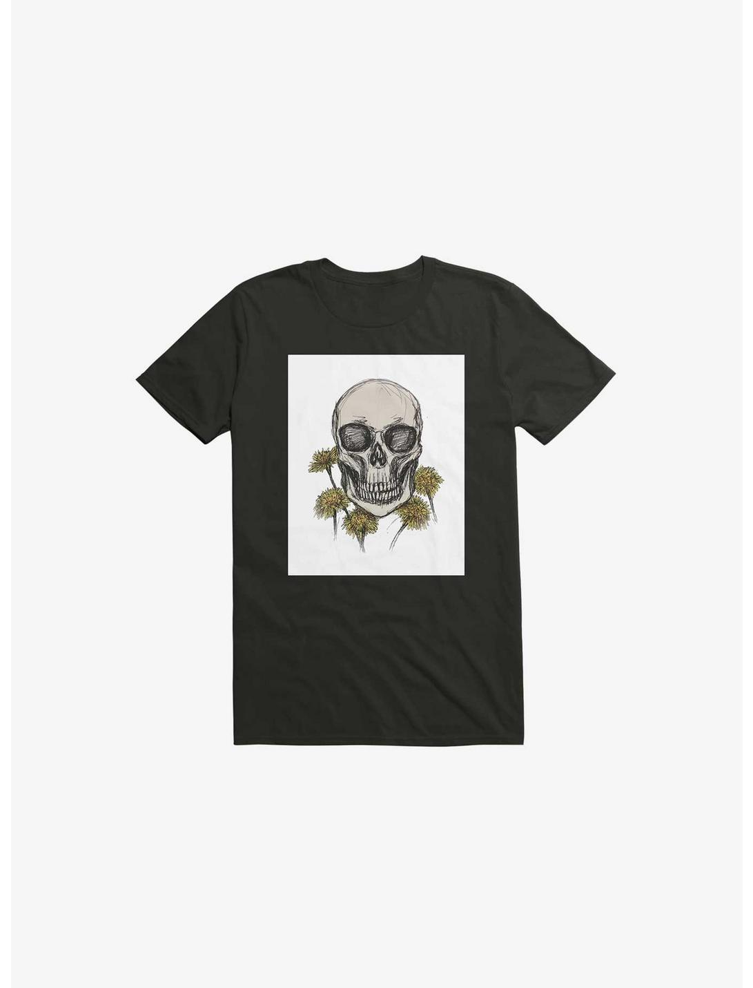 Dandy Skulls T-Shirt, BLACK, hi-res