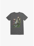 Fairy And Botanical Bone T-Shirt, ASPHALT, hi-res