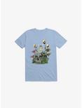 Fairy And Botanical Bone T-Shirt, LIGHT BLUE, hi-res