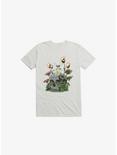 Fairy And Botanical Bone T-Shirt, WHITE, hi-res