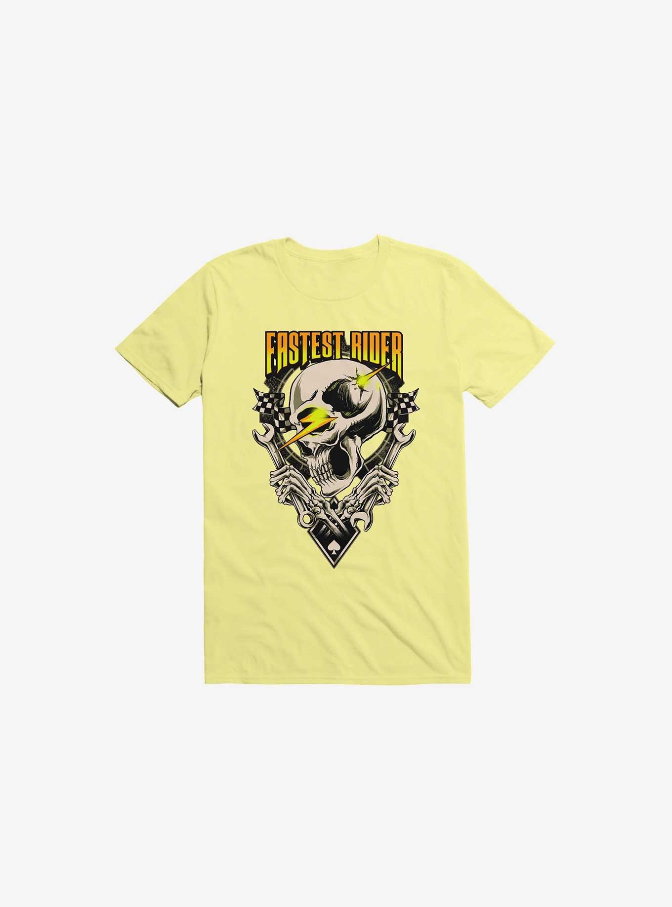 Fastest Rider T-Shirt, YELLOW, hi-res