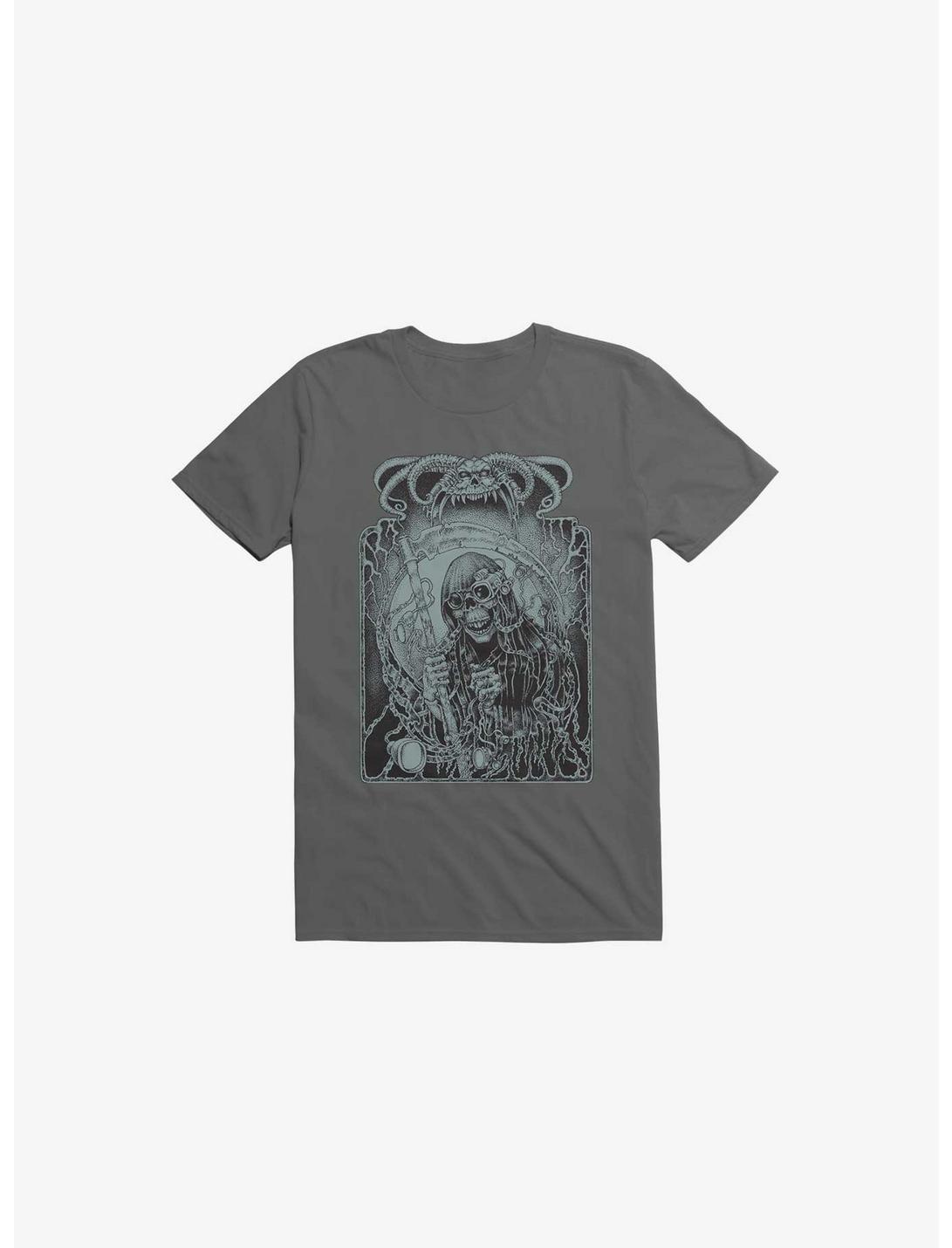 Grimm The Reaper T-Shirt, ASPHALT, hi-res