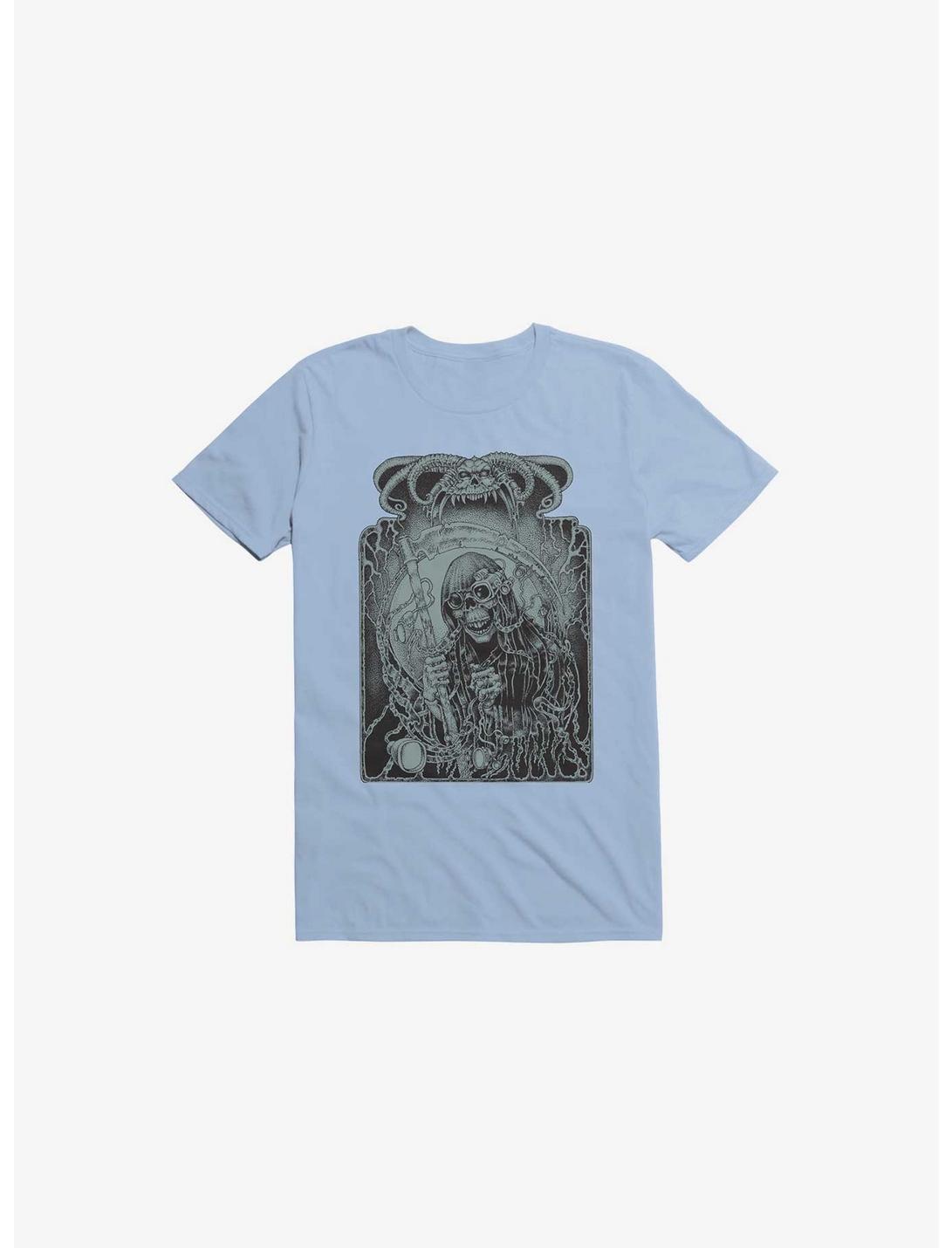 Grimm The Reaper T-Shirt, LIGHT BLUE, hi-res