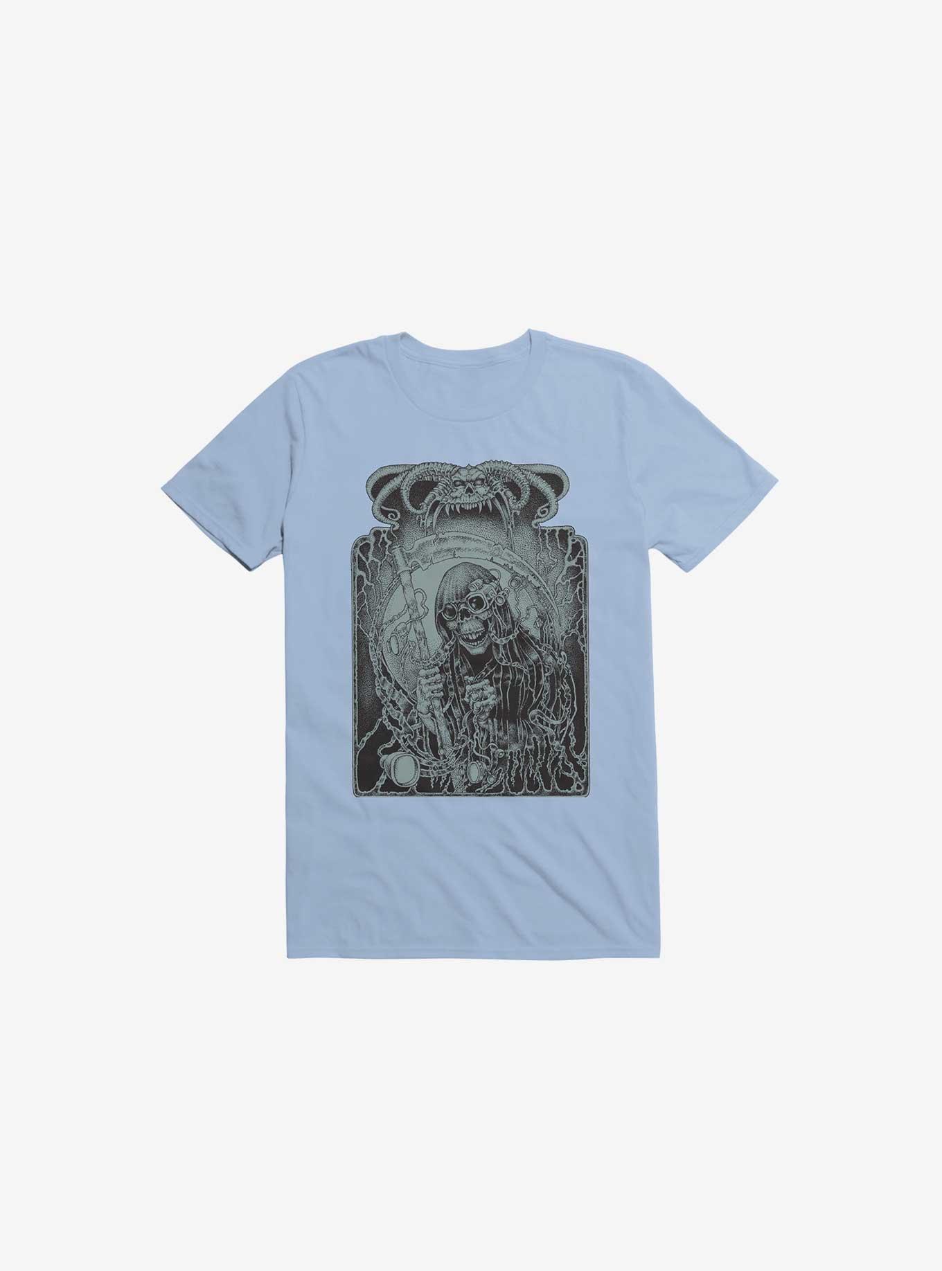 Grimm The Reaper T-Shirt, LIGHT BLUE, hi-res