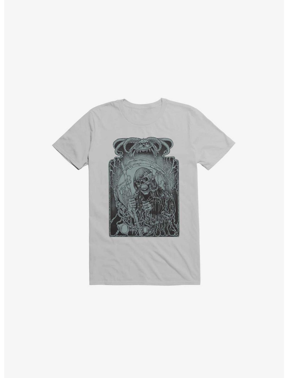 Grimm The Reaper T-Shirt, SILVER, hi-res