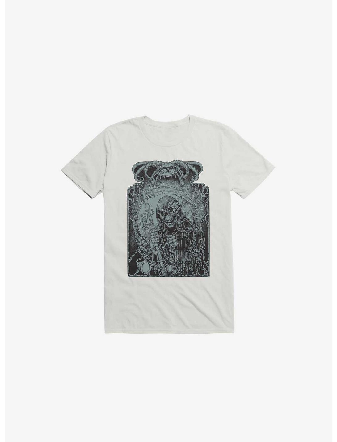 Grimm The Reaper T-Shirt, WHITE, hi-res
