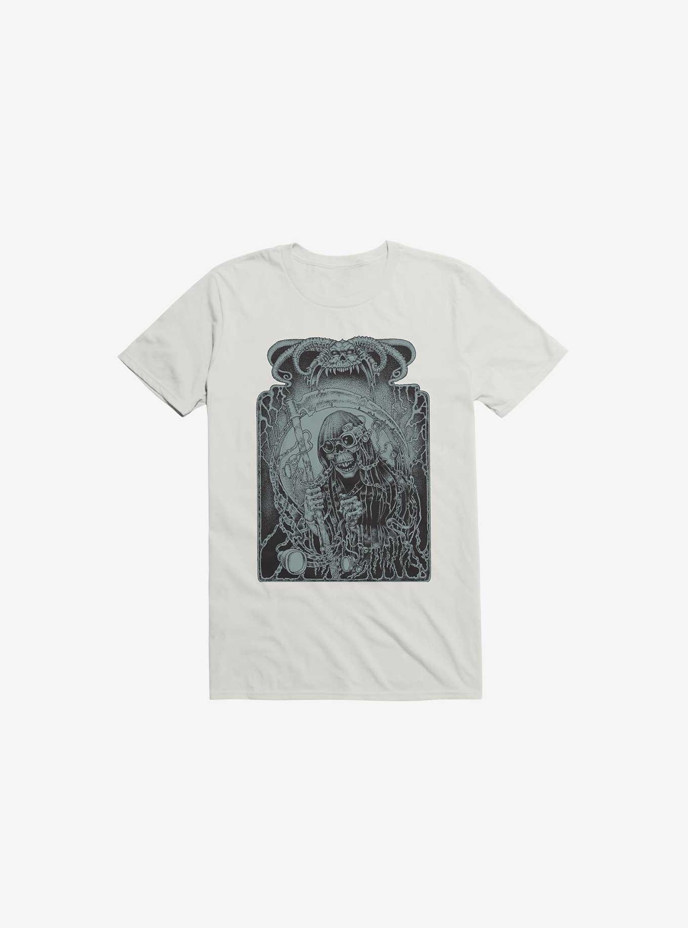 Grimm The Reaper T-Shirt, WHITE, hi-res