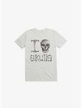I Love Skulls T-Shirt, WHITE, hi-res