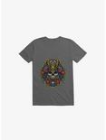 Samurai Skull T-Shirt, ASPHALT, hi-res