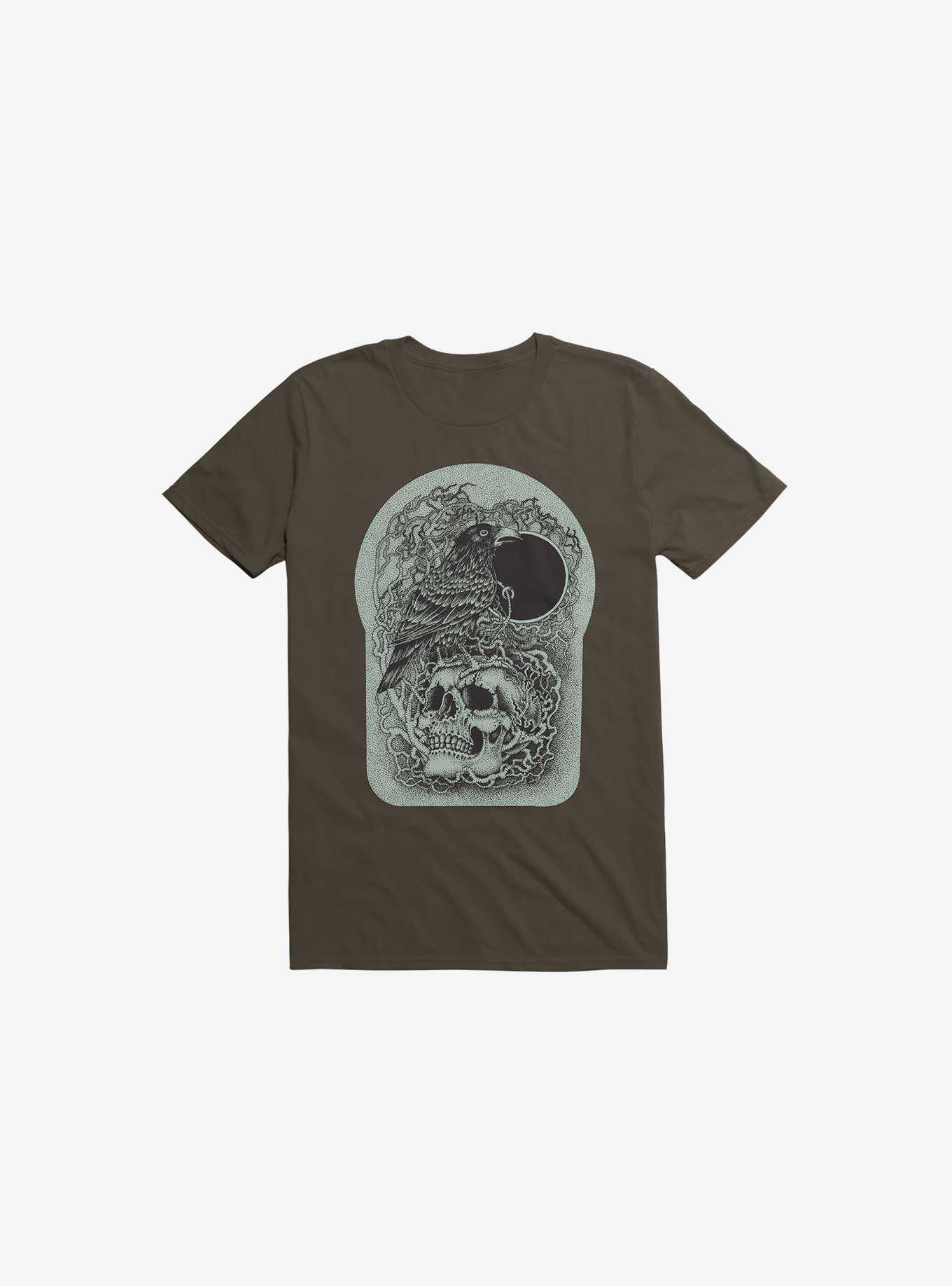 Skull And Raven T-Shirt, , hi-res