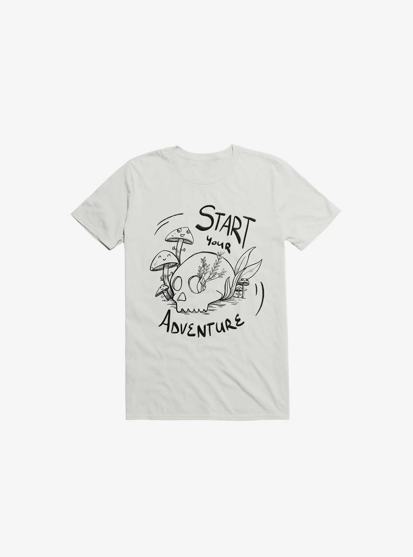 Start Your Adventure T-Shirt, WHITE, hi-res