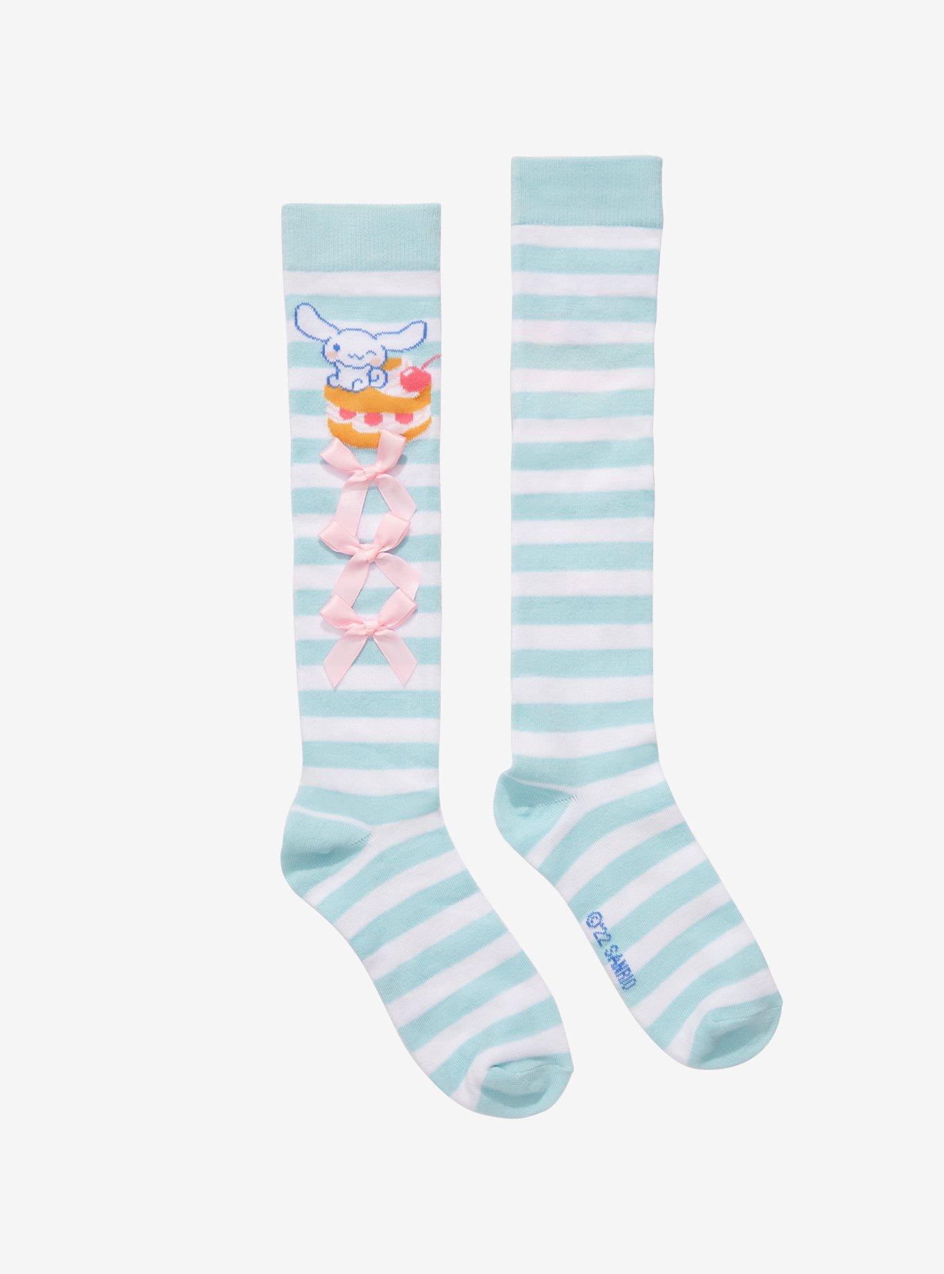 Knee High Ladybug and Bee Stripe Socks