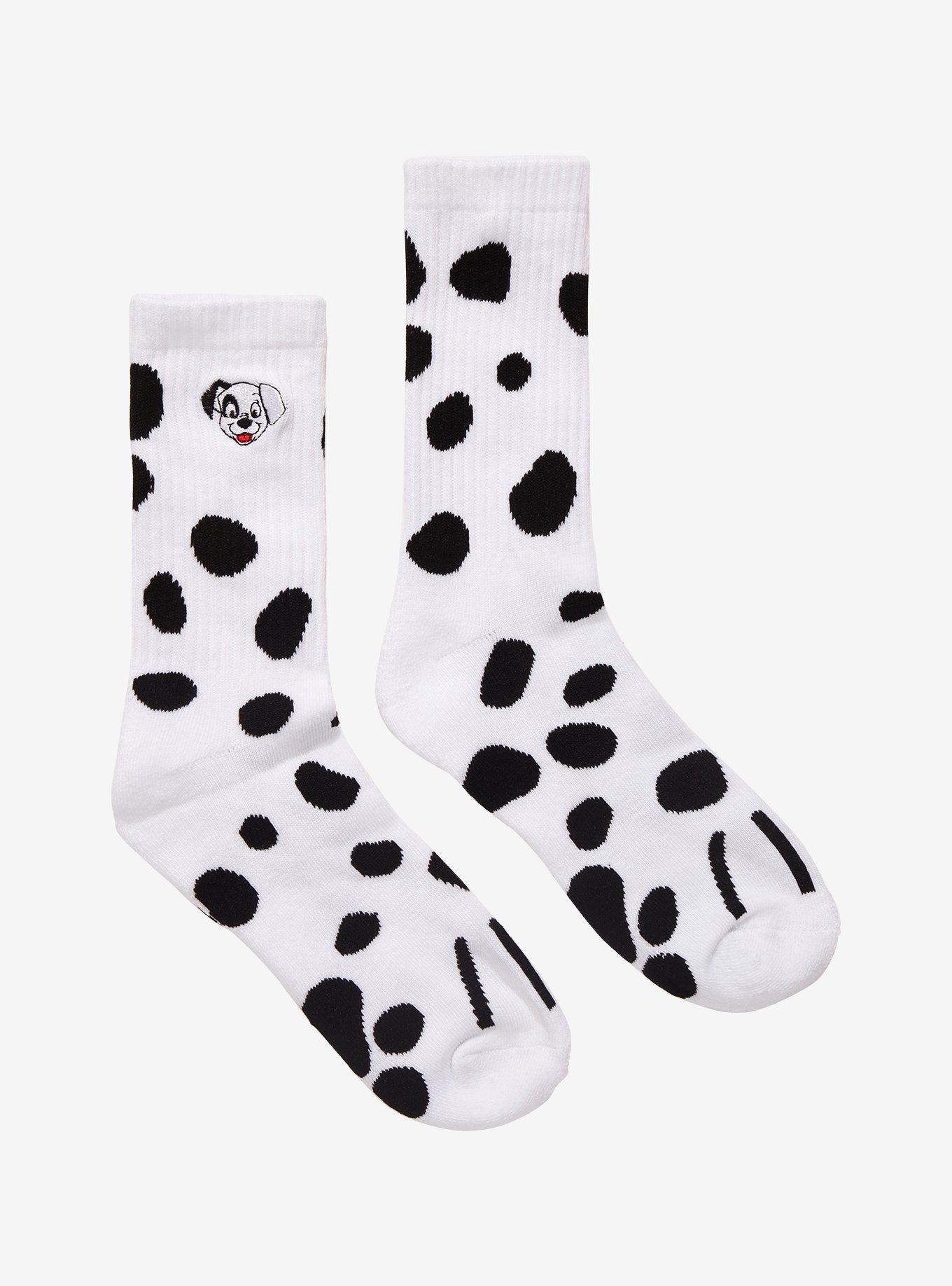 Disney 101 Dalmatians Paw Crew Socks, , hi-res