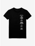 Avenged Sevenfold Logos Girls T-Shirt, BLACK, hi-res
