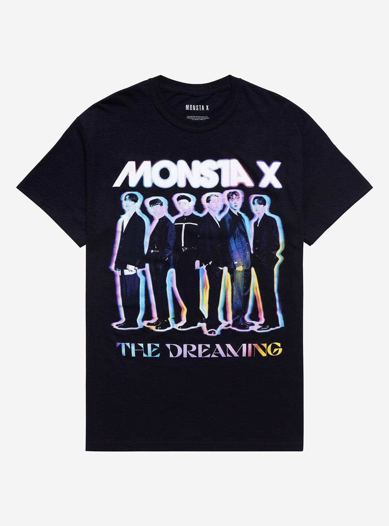 Monsta X The Dreaming Neon Girls T-Shirt, BLACK, hi-res