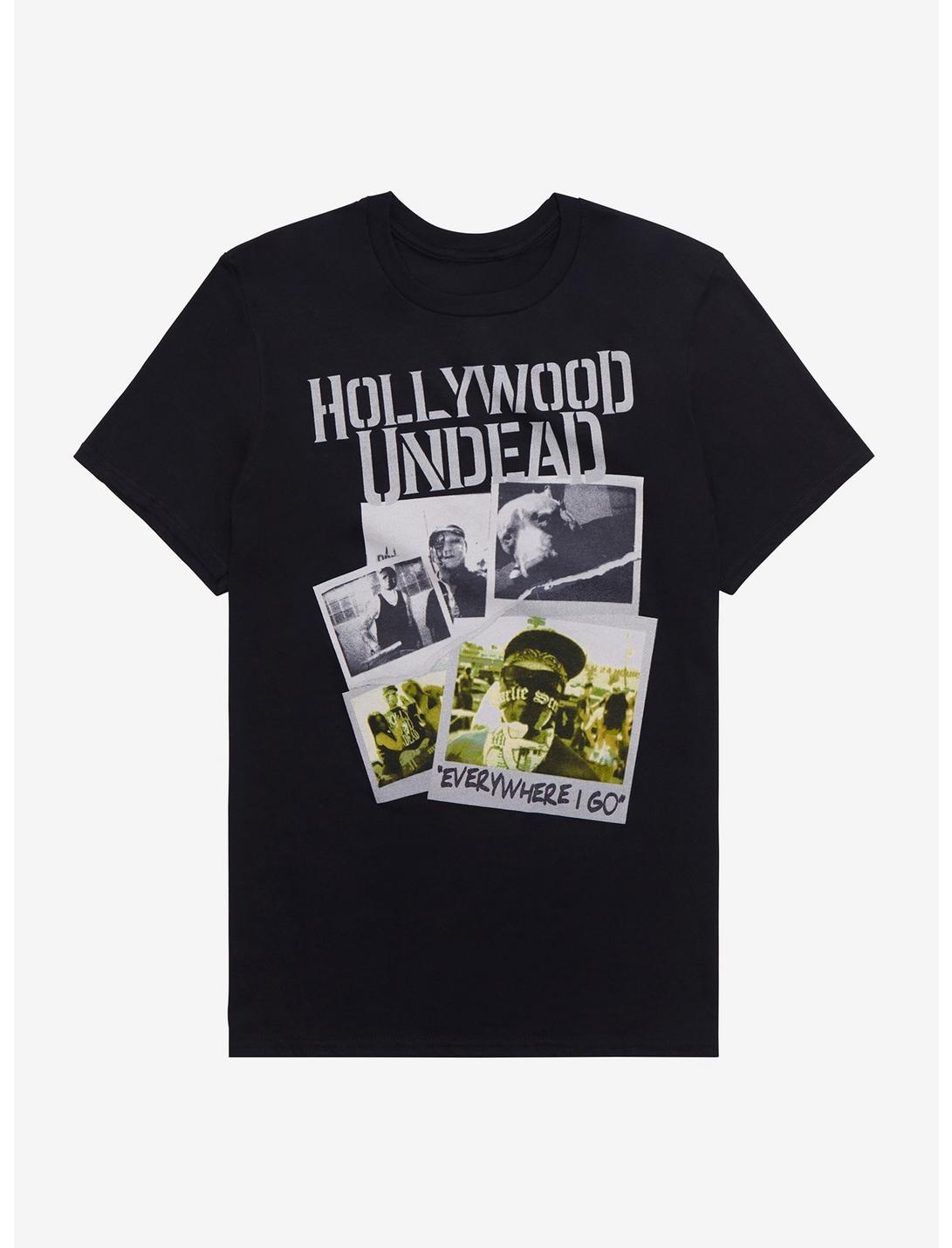 Hollywood Undead Everywhere I Go T-Shirt, BLACK, hi-res