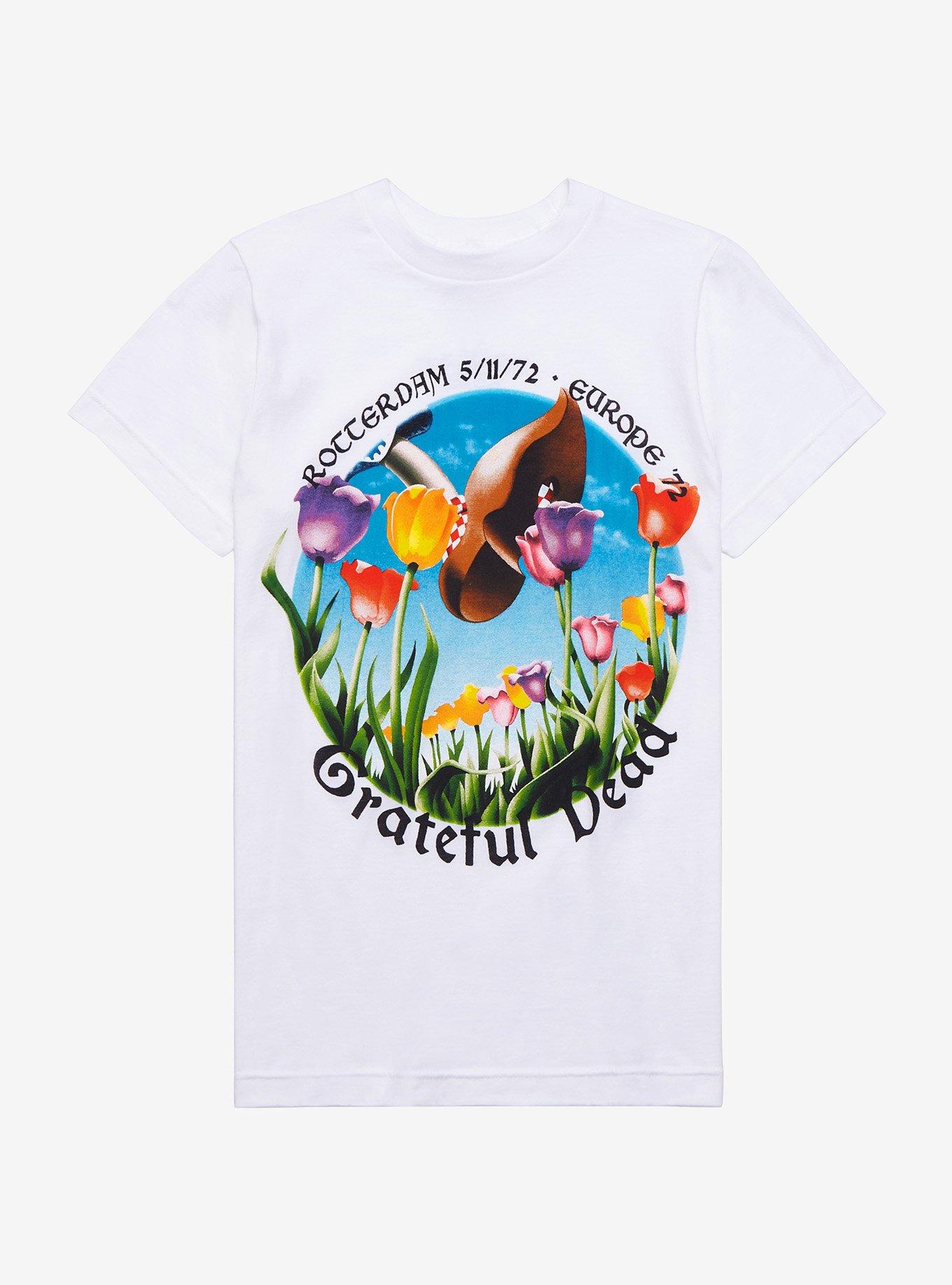 Grateful Dead Rotterdam '72 Tour Girls T-Shirt, BRIGHT WHITE, hi-res