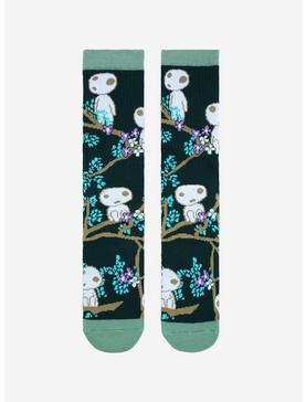 Studio Ghibli Princess Mononoke Kodama Branch Crew Socks, , hi-res