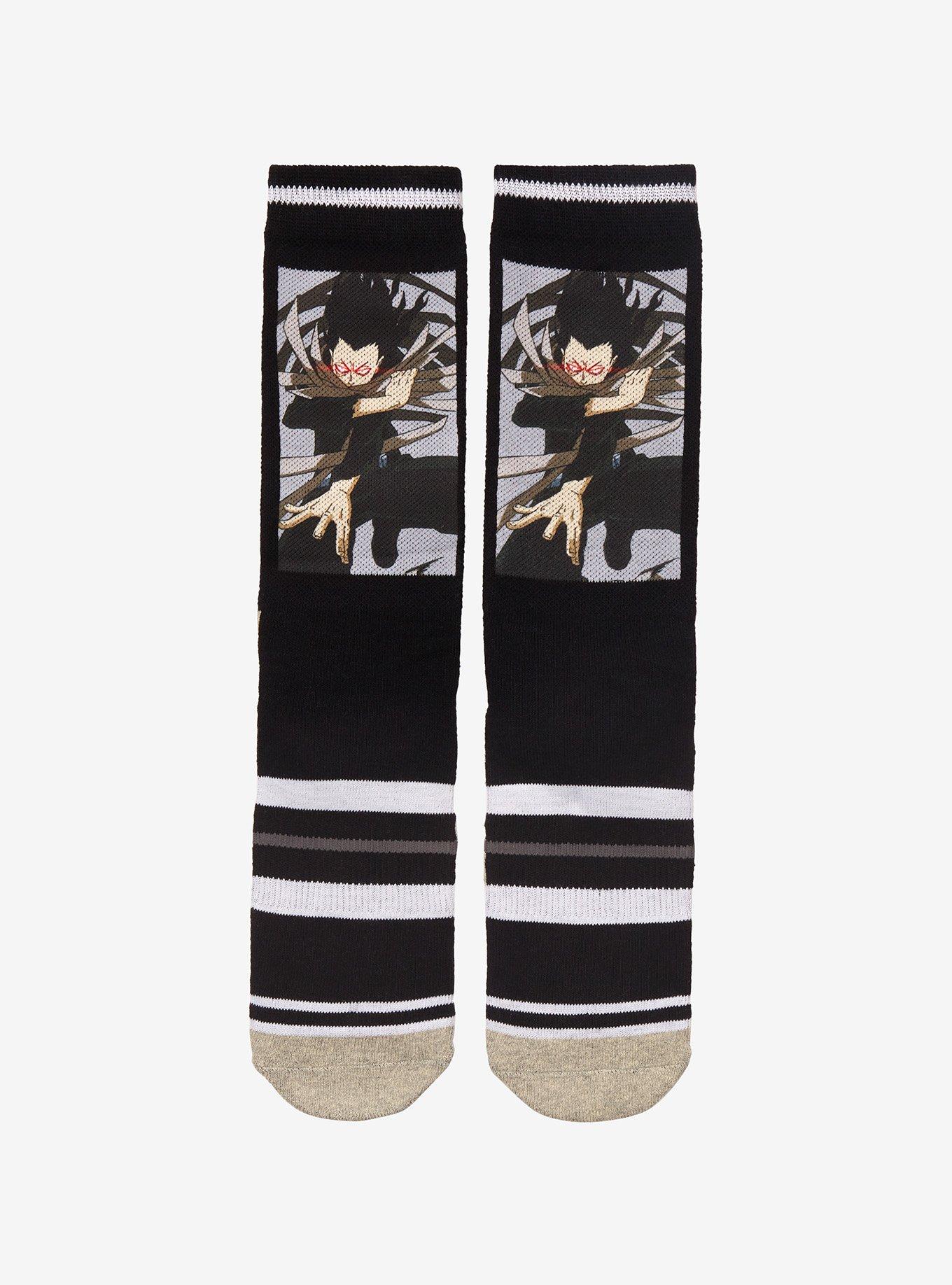 My Hero Academia Aizawa Crew Socks, , hi-res