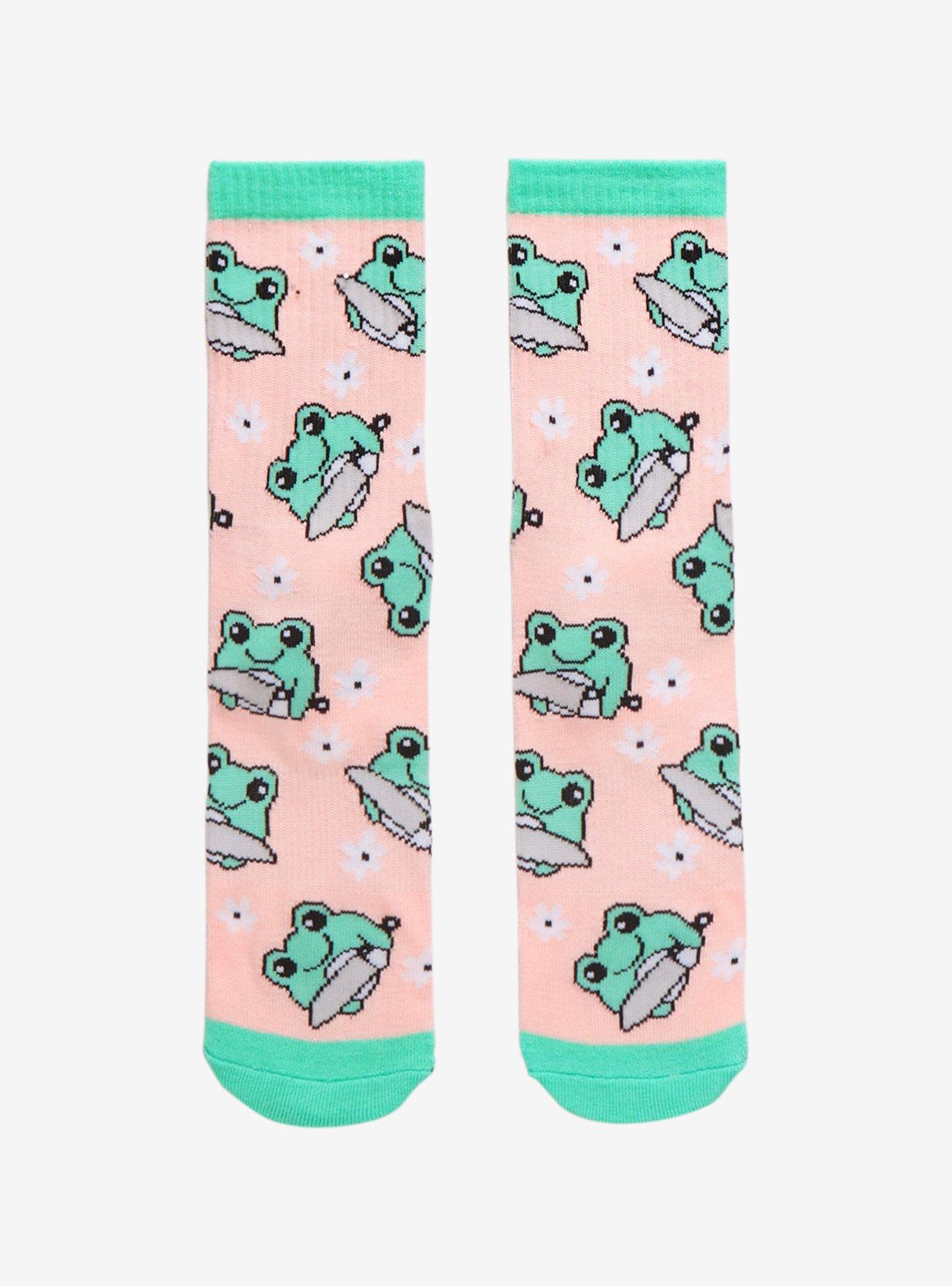 Frogs With Knives Crew Socks, , hi-res