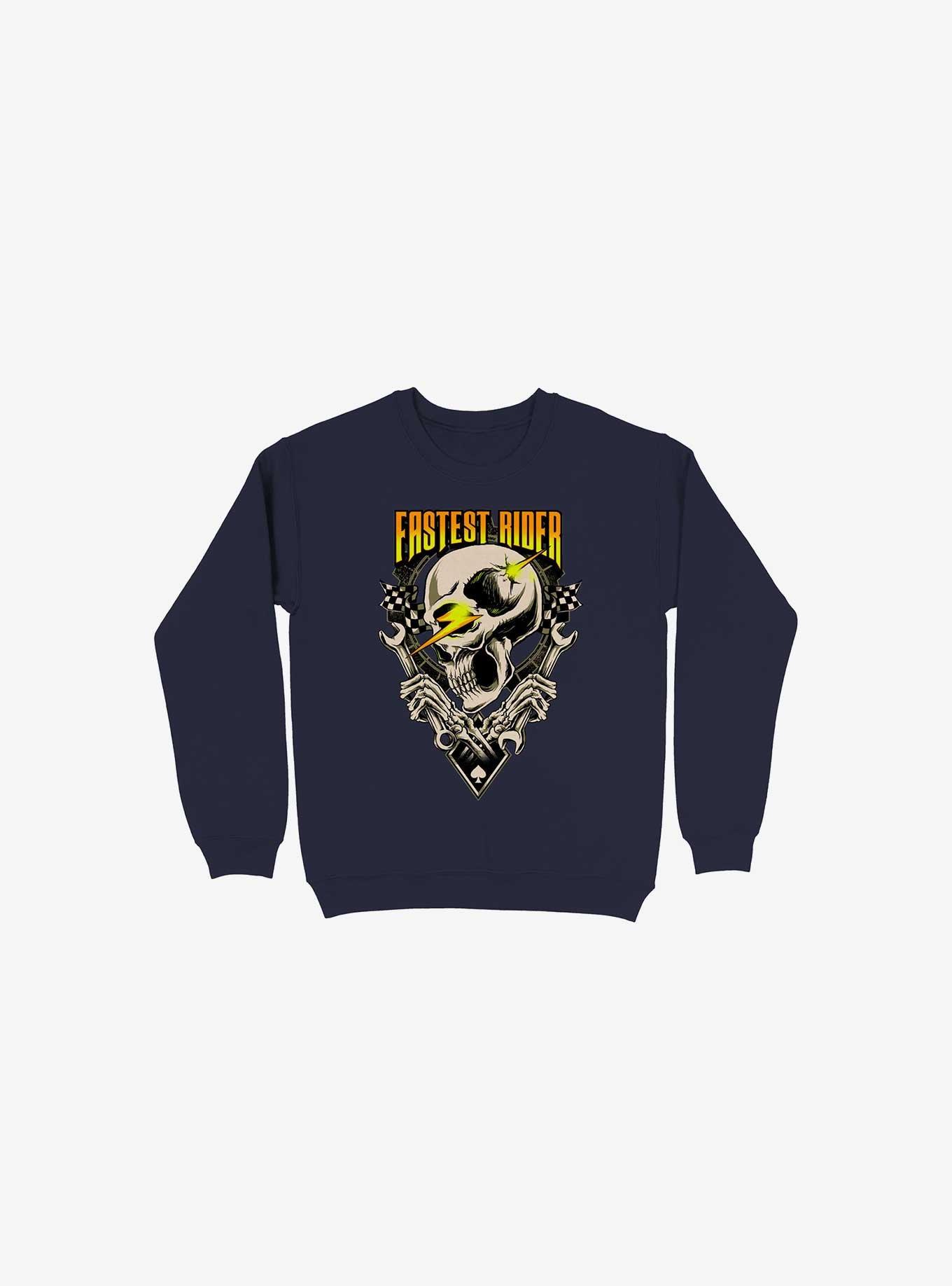 Fastest Rider Sweatshirt, NAVY, hi-res