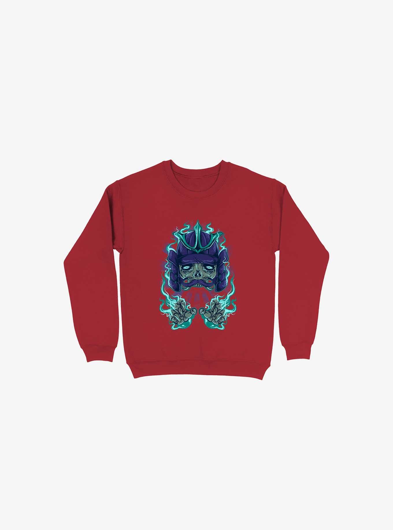 Ghost Masamune Sweatshirt, RED, hi-res