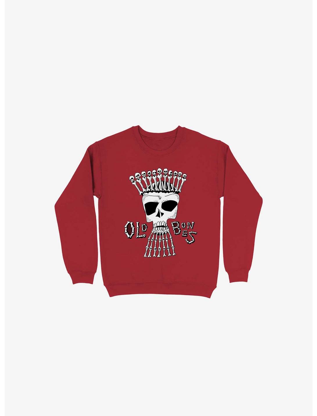 Hard Rock Old Bones Sweatshirt, RED, hi-res